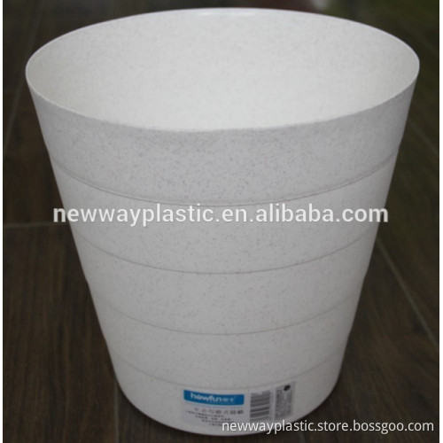 White color 10L standing plastic Waste Bin